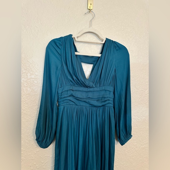 Anthropologie Gwendolyn silk maxi dress size 2 petite - Picture 5 of 9